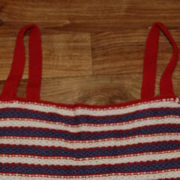 It's Our Time Juniors Striped Sweater Tank - Picture 2 of 4